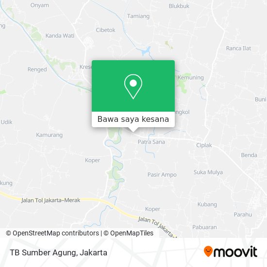 Peta TB Sumber Agung