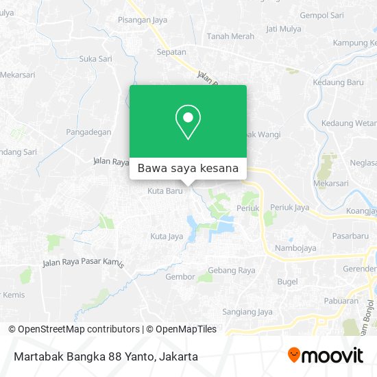 Peta Martabak Bangka 88 Yanto