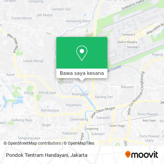 Peta Pondok Tentram Handayani