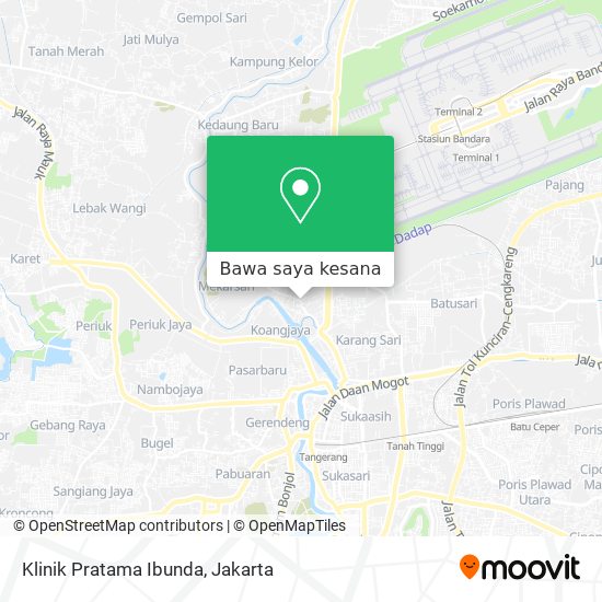 Peta Klinik Pratama Ibunda