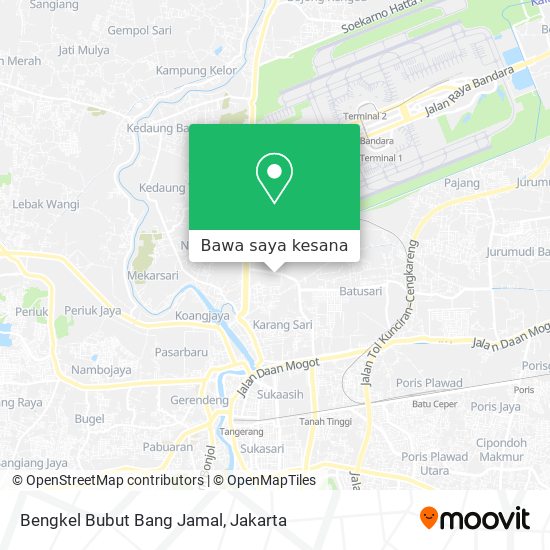Peta Bengkel Bubut Bang Jamal