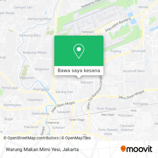 Peta Warung Makan Mimi Yesi