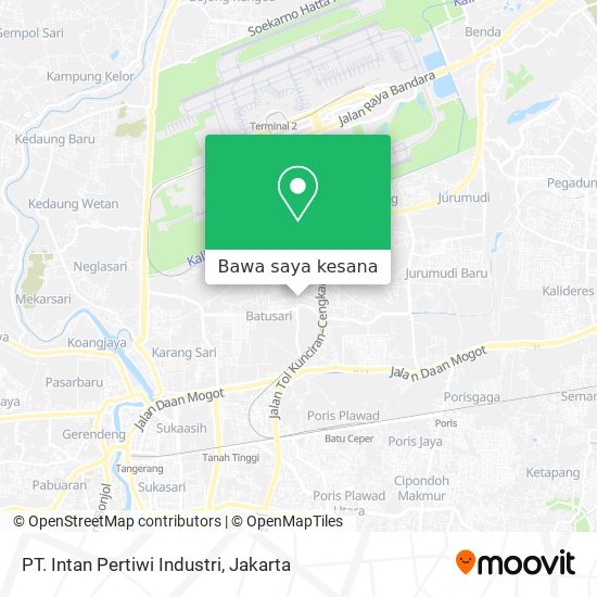 Peta PT. Intan Pertiwi Industri