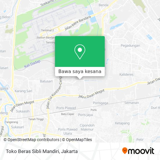 Peta Toko Beras Sibli Mandiri