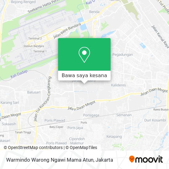 Peta Warmindo Warong Ngawi Mama Atun