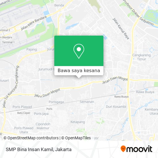 Peta SMP Bina Insan Kamil