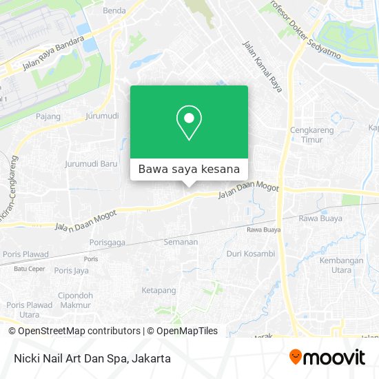 Peta Nicki Nail Art Dan Spa
