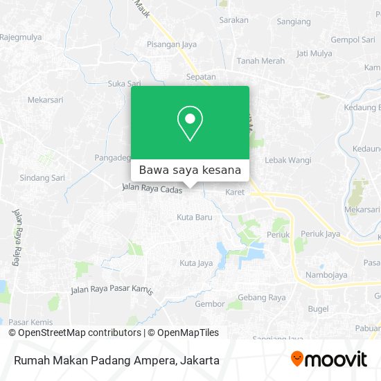 Peta Rumah Makan Padang Ampera