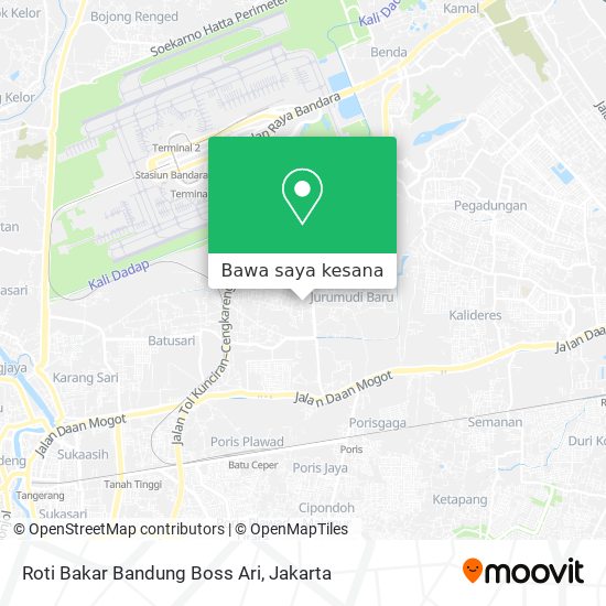 Peta Roti Bakar Bandung Boss Ari