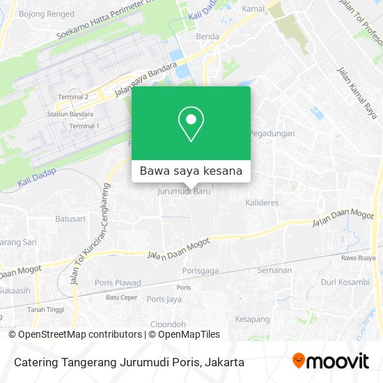 Peta Catering Tangerang Jurumudi Poris