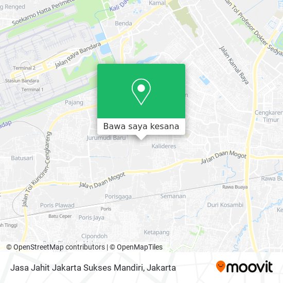 Peta Jasa Jahit Jakarta Sukses Mandiri