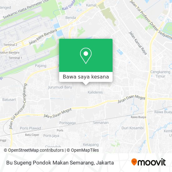 Peta Bu Sugeng Pondok Makan Semarang