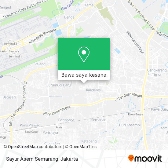 Peta Sayur Asem Semarang