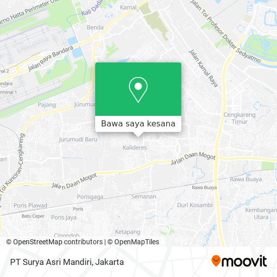 Peta PT Surya Asri Mandiri