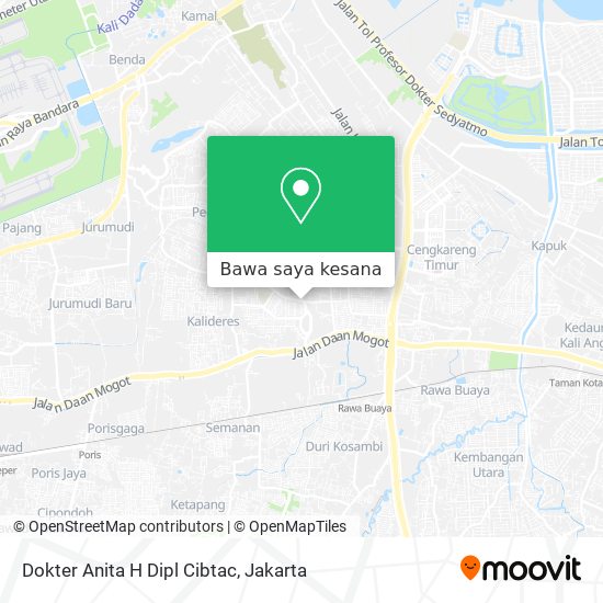 Peta Dokter Anita H Dipl Cibtac