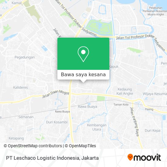Peta PT Leschaco Logistic Indonesia