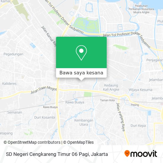 Peta SD Negeri Cengkareng Timur 06 Pagi