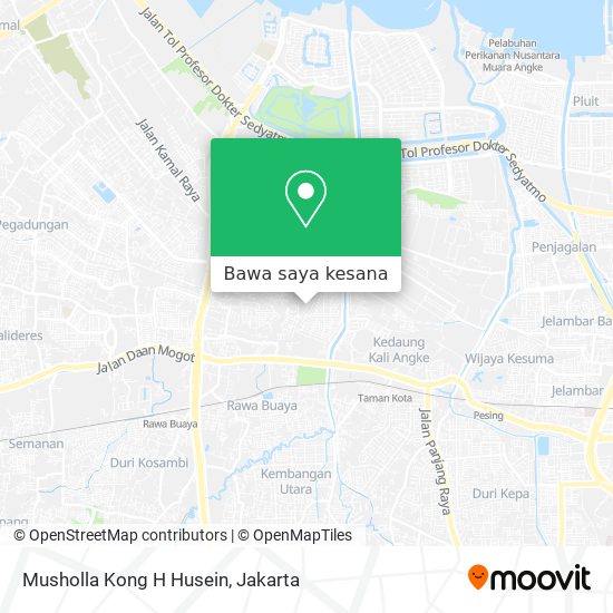 Peta Musholla Kong H Husein