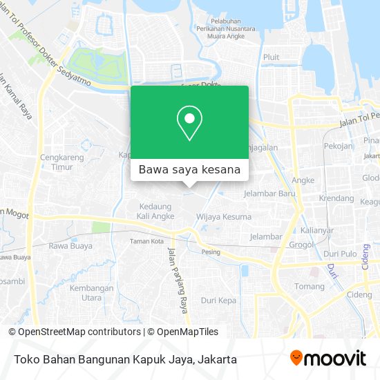 Peta Toko Bahan Bangunan Kapuk Jaya