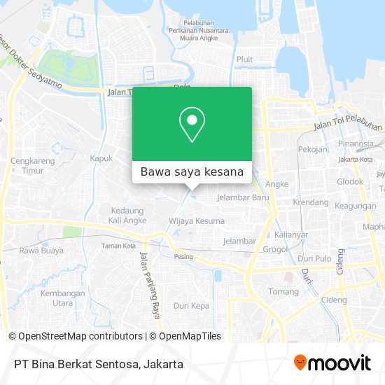 Peta PT Bina Berkat Sentosa