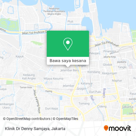Peta Klinik Dr Denny Samjaya