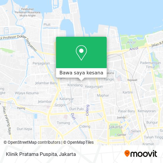 Peta Klinik Pratama Puspita
