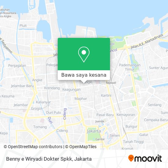 Peta Benny e Wiryadi Dokter Spkk