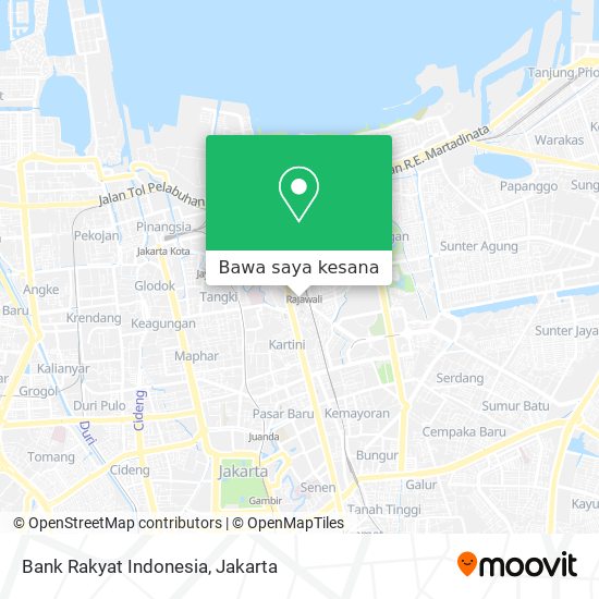 Peta Bank Rakyat Indonesia