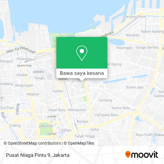 Peta Pusat Niaga Pintu 9