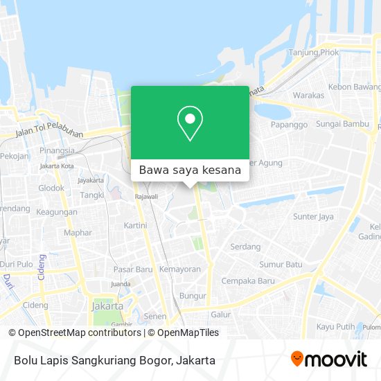 Peta Bolu Lapis Sangkuriang Bogor