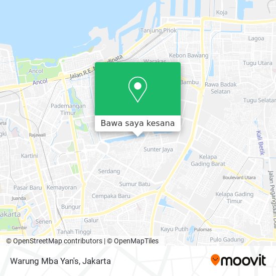 Peta Warung Mba Yan's