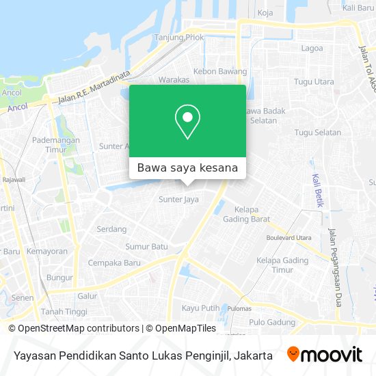Peta Yayasan Pendidikan Santo Lukas Penginjil