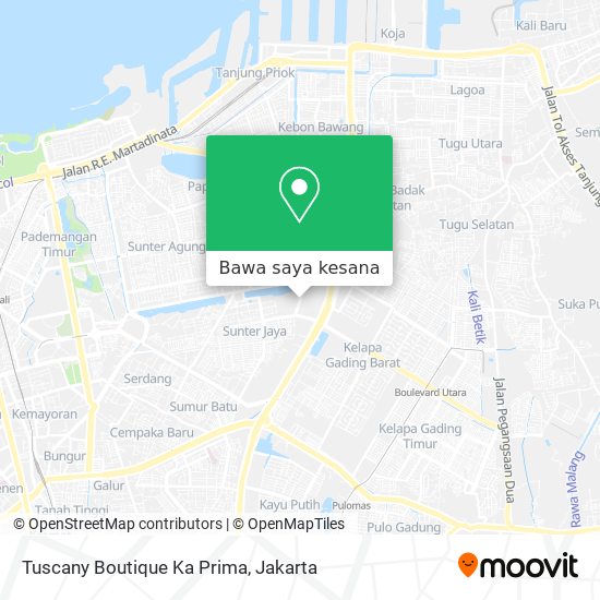 Peta Tuscany Boutique Ka Prima