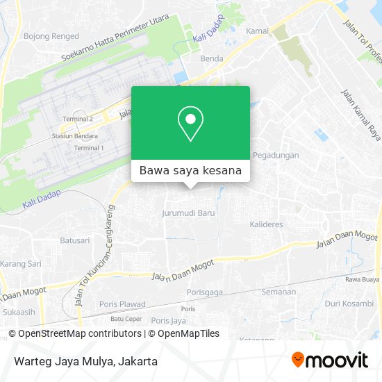 Peta Warteg Jaya Mulya