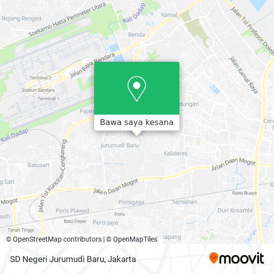 Peta SD Negeri Jurumudi Baru