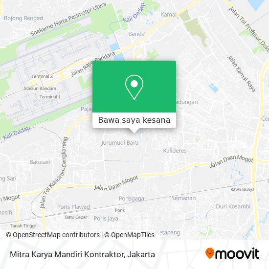 Peta Mitra Karya Mandiri Kontraktor