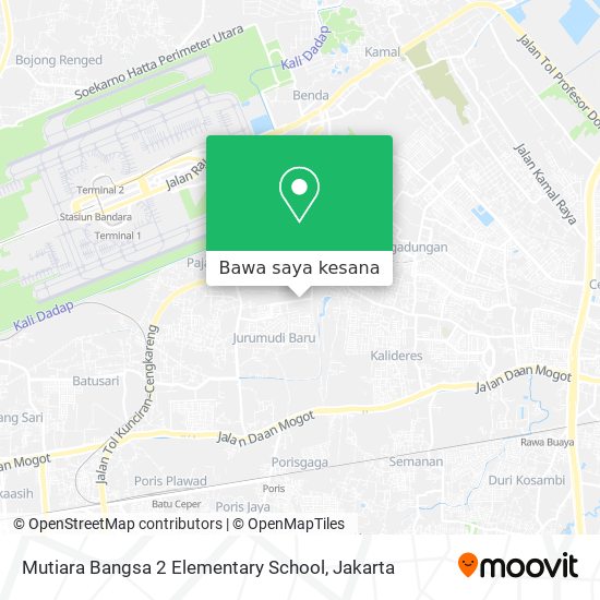 Peta Mutiara Bangsa 2 Elementary School