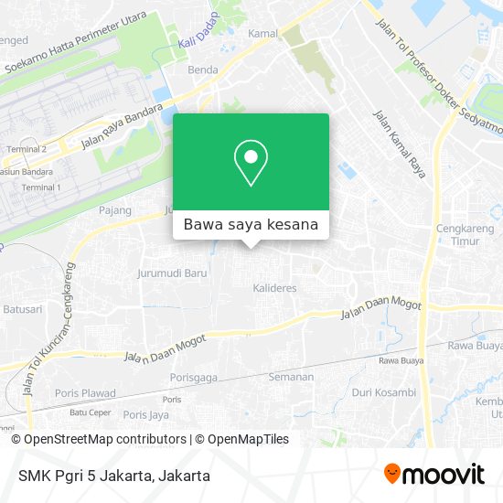 Peta SMK Pgri 5 Jakarta