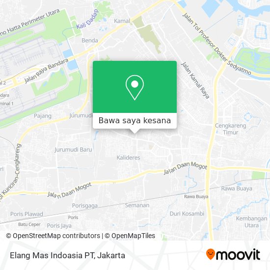 Peta Elang Mas Indoasia PT