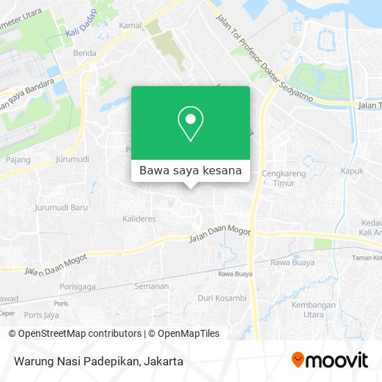 Peta Warung Nasi Padepikan