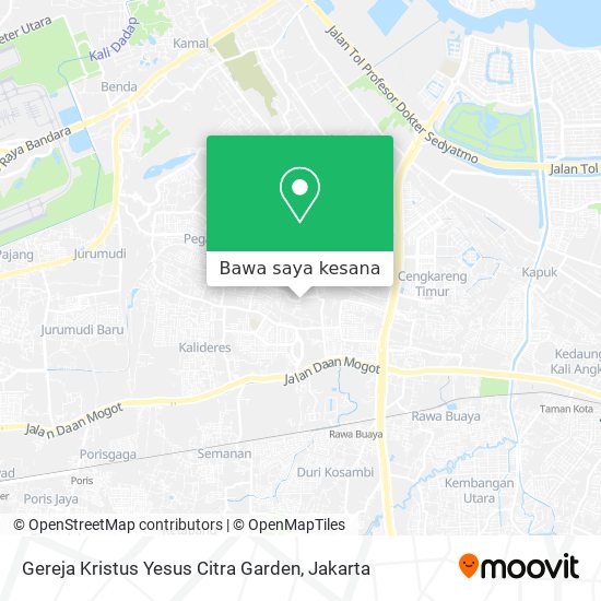 Peta Gereja Kristus Yesus Citra Garden