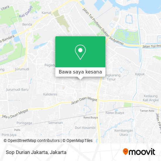 Peta Sop Durian Jakarta