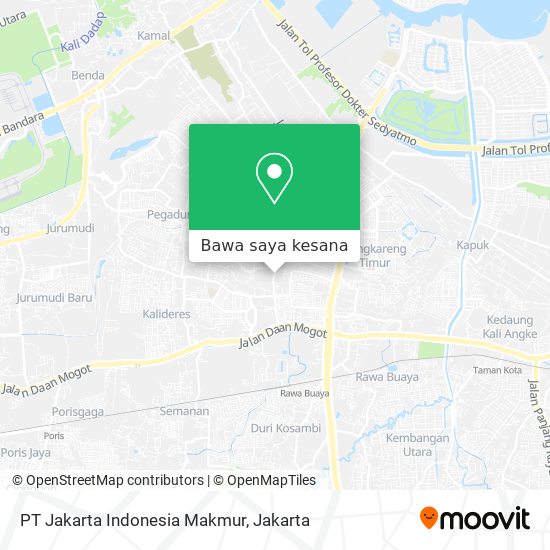 Peta PT Jakarta Indonesia Makmur