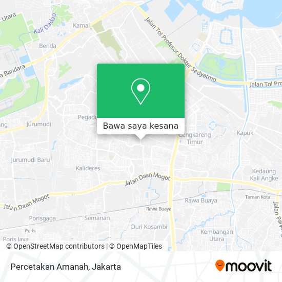 Peta Percetakan Amanah