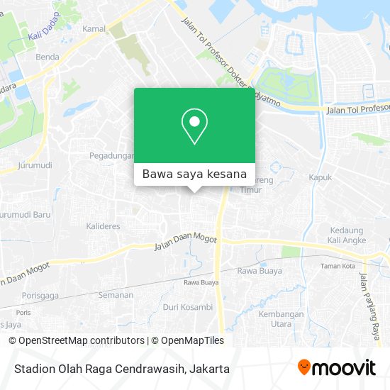 Peta Stadion Olah Raga Cendrawasih