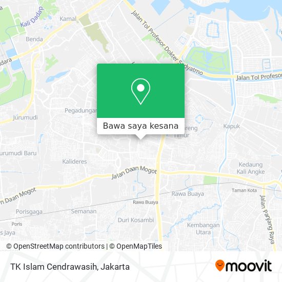 Peta TK Islam Cendrawasih