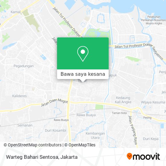 Peta Warteg Bahari Sentosa