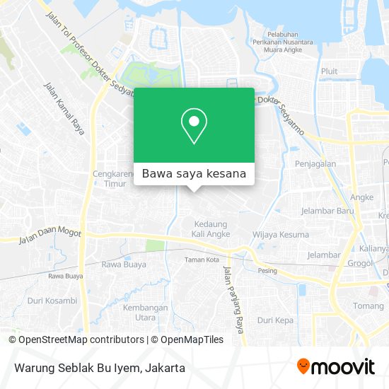 Peta Warung Seblak Bu Iyem