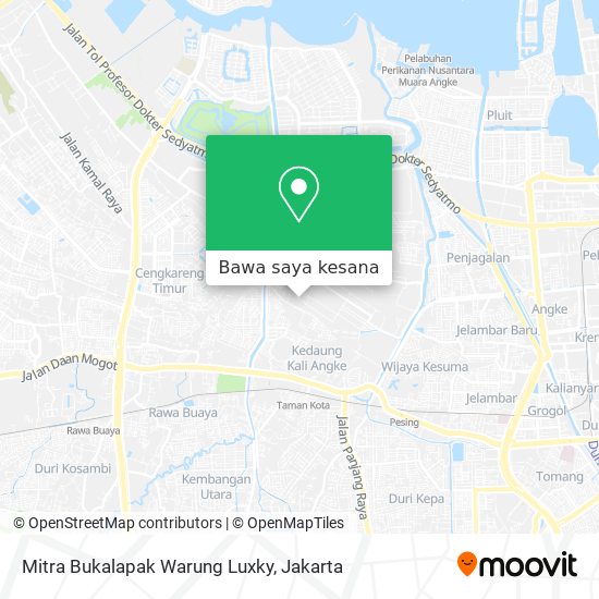 Peta Mitra Bukalapak Warung Luxky