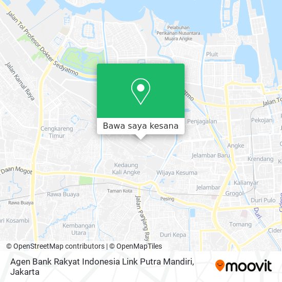 Peta Agen Bank Rakyat Indonesia Link Putra Mandiri